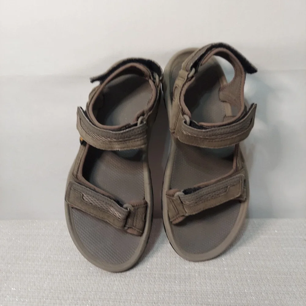 Teva‎ Mens Katavi 2 Sport Sandals Bungee Cord Brown Suede Hiking 1002433 Size 8